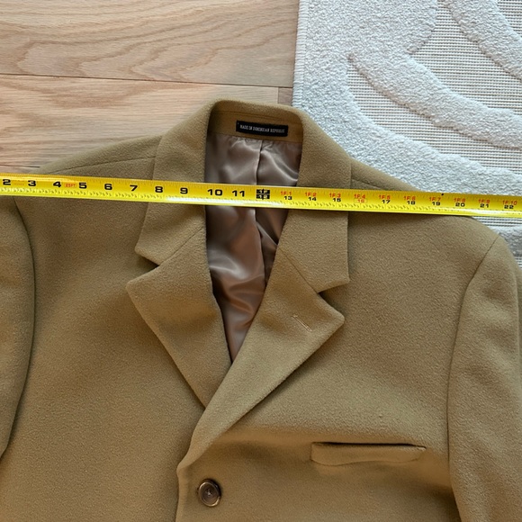 LAUREN RALPH LAUREN - Men’s Camel Overcoat - Picture 9 of 9